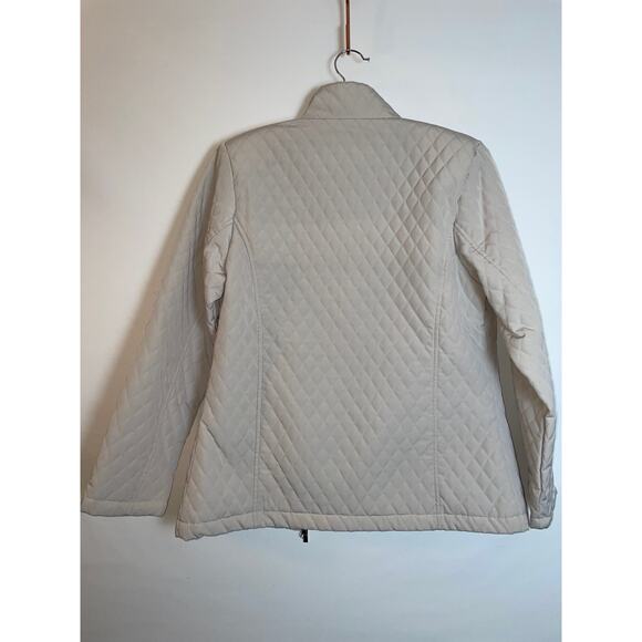 Vantage Diamond Puffer‎ Jacket in Cream - Size M - Classic fit - Picture 2 of 12
